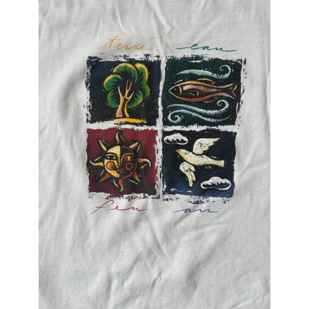Vintage 90s Humeur Design Elements Graphic T-Shirt XL Made in Canada - Picture 2 of 9